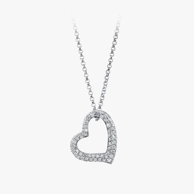 Round Diamond Bezel Necklace