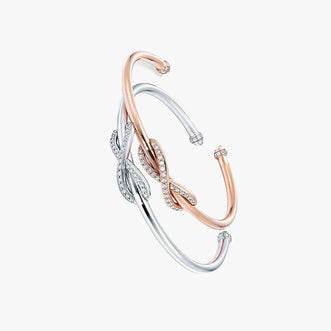 Rose Gold-toned Diamond Kada